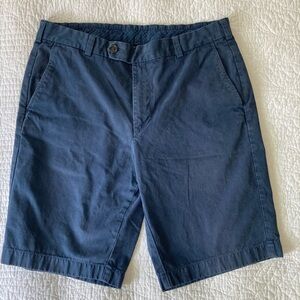 Brooks Brothers Blue Flat Front Shorts. W35
